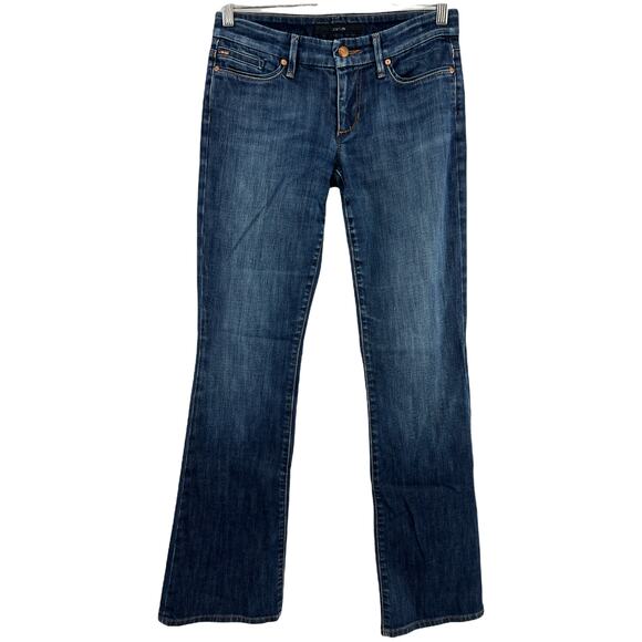Joe's (27) (30x33) Long Socialite Bootcut Weston Blue Dark Wash Low Rise Jeans - Picture 1 of 10